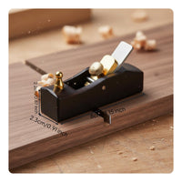 Ebony Trimming Plane Portable Mini Wood Planer Wear-Resistant for Model Making
