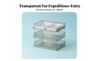 Stackable Letter-size document Drawer Easy Classification Desk Storage Box Large Capacity