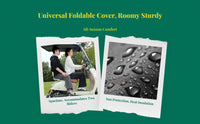 Electric Bike Rain Cover, Folding, Retractable, Waterproof Sun Protection, Detachable, Outdoor Universal