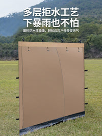 莫崎客厅帐篷遮阳棚侧面双层围布围档侧边布防蚊防晒防雨防风