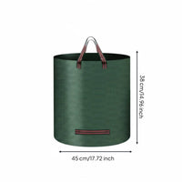 Heavy Duty Leaf Bag Self Standing Reusable Yard Waste Bag Reinforced Handles Heavy Duty Leaf Tote for Gardeners, Landscaping