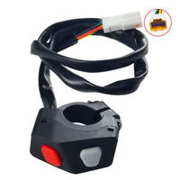 Right-Side Handlebar Switch with Wiring Harness Long-Lasting Ignition-Cutoff Switch Compact Ignition-Cutoff Button Controller Slim for Diy Mechanics
