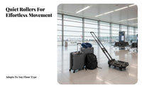 Foldable Platform Trolley Lightweight Foldable Push Trolley Compact Storage