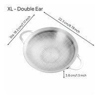 Oil Draining Sieve Food Grade Household Kitchenware Easy to Clean for Washing