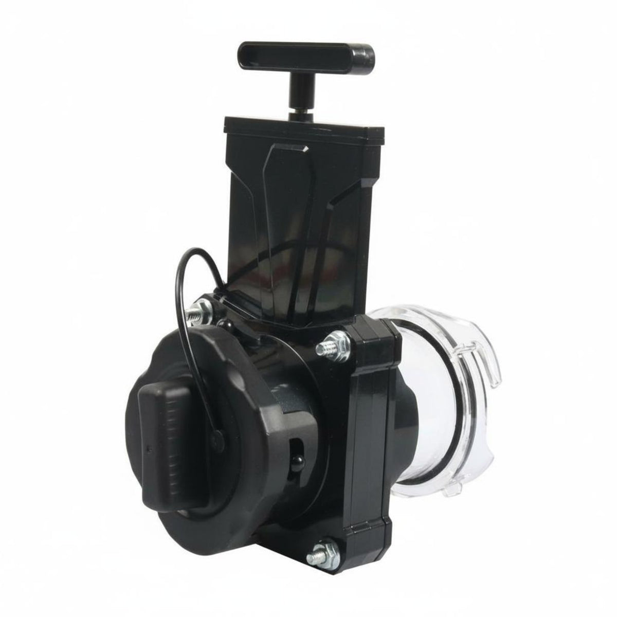 Black Reservoir Drain Drain Mechanism Sturdy ABS Plastic 3 Inch RV Sewer Drain