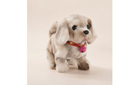 Walking Toy Dog with Bell Moving Electronic Dog Toy Interactive Stuffed Puppy Animated Stuffed Animal Barking for Children