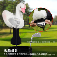 批发高尔夫球杆头套Golf Cover小狗毛绒动物帽套高尔夫木杆套用品