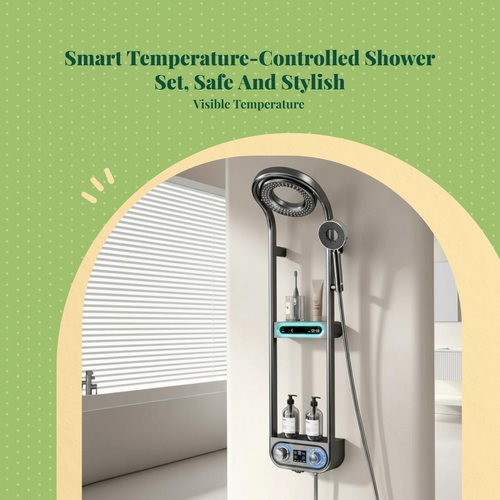 360° rotating rainfall shower head
