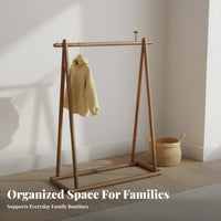 children's Clothes Tree Kid-Safe Design Self-Supportingstanding child's Coat Rack Easy Assembly Stable Base for Bedroom