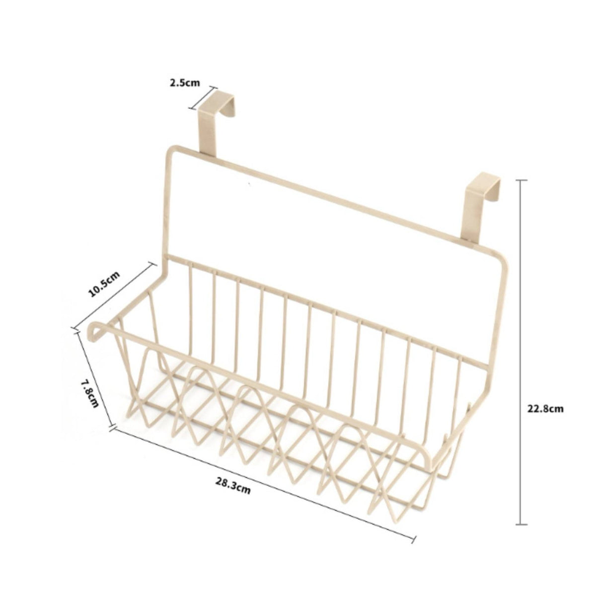 Hanging Basket Rack Installtool-Free over the Door Organizer Space Saving