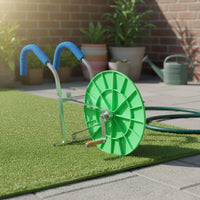 Manual Hose Reel Portable Hose Winding Stand Easy Setup