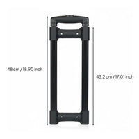 Replacement Suitcase Pull Rod Heavy Duty Aluminum Alloy Pull Handle for DIY Repairers