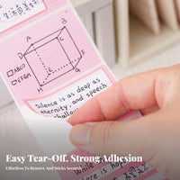 256 Ers Y Note Roll Full Back Pull-out Y Notes Gradient Color Self Note Roll for Parents, Home, Journaling, Scrapbooking