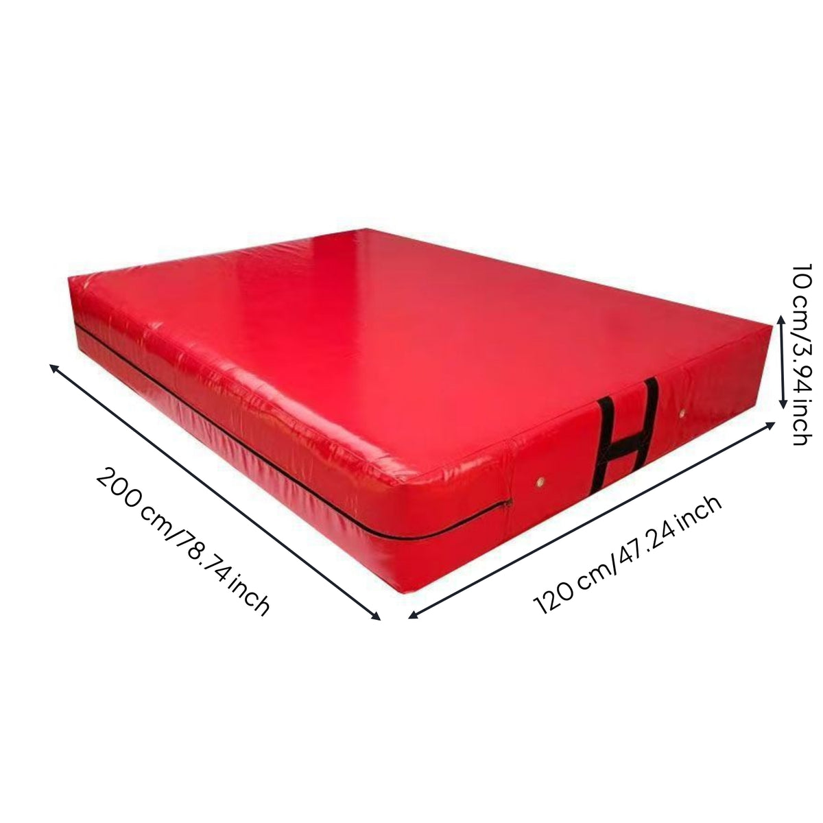 Gymnastics Practice Mat Thick Gymnastics Mat with Handles Wipe-Clean for Martial Arts