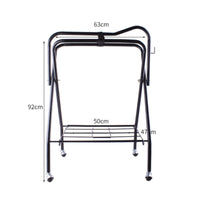 Sturdy Duty Saddle Rack Carrier Additional Pegs Tack Organizer for Stable