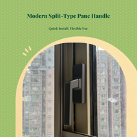 Aluminum handle, easy install
