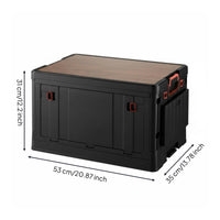 Foldable Storage Box Removable Tabletop Hard-Shell Storage Box Portable