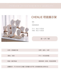 现货直发人像脖子首饰展示架项链展示架桌饰品收纳珠宝摆摊模特架