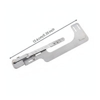 Shirt Collar Sewing Guide Changeable Thickness Plates Waistband Binding Guide