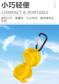 新款双位球套 硅胶高尔夫球收纳套双球套球具收纳套 golf球场配件