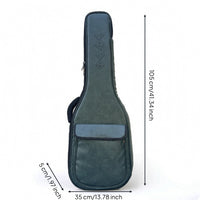 PU Leather Guitar Gig Bag Shielded Electric Guitar Gig Bag Portable for Guitarists, Artists