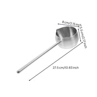 Hot Oil Pouring Ladle Heat-Resistant Stainless Steel Oil Ladle Rust-Proof