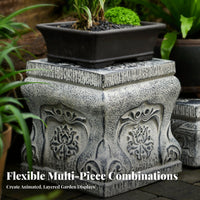 Imitation Stone pillar Indoor & Outdoor Use Ornate Display Pedestal Sturdy Base