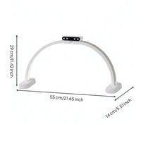 Foldable Crescent Lamp LED Crescent Light Curved Manicure Table Light Dimmable for Beauticians