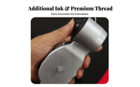 Long-Lasting Design Aluminum Alloy Ink Fountain Wear-Resistant Manual Chalk Line Reel with Level Easy to Use for Woodworkers, Workshop
