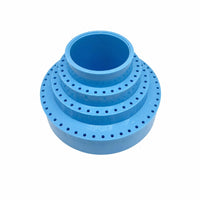 Tiered Cylindrical Organizer with Holes Portable Perforated Storage Container Lightweight Stepped Drill Bit Stand Professional for Workbench
