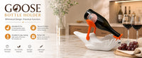 跨境, 3D Printed Wine Bottle Holder,鹅形葡萄酒支架