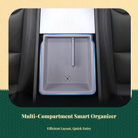 Non-slip silicone SUV console tray