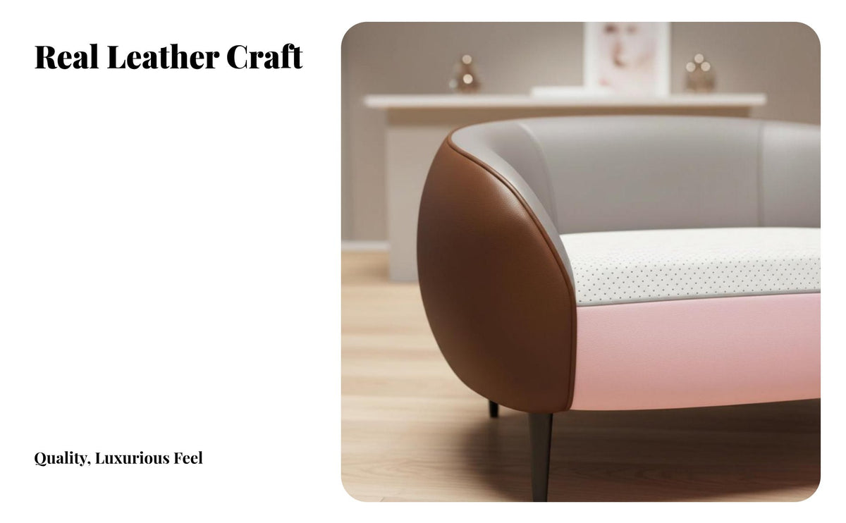 Light Luxury and design Curved Loveseat Minimalist Design Reception Seating Creative Shape Small Couch Modern appearance for Interior Designers, Apartment Dwellers, Office, perusing corner, Bedroom, Sunroom