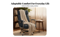 Convertible Sleeper Chair Ergonomic Design Swivel Recliner for Dorm Room, Gamers