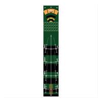 Alignment Guides Golf Putting Mat Long-Lasting Locked Border Indoor Putting Green Easy To Clean Golf Training Mat Distance Markers for Golfers, Beginners