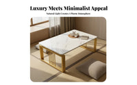 Light Luxury Japanese Design Kang Table Modern Design Tatami Floor Desk Space-Saving Japanese Floor Table Multi-Functional for Minimalists, Apartment Dwellers, Homeowners, Small Areas, Living Room, Bedroom