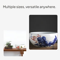 Hand-Painted Ceramic Fish Bowl Planter