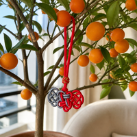 Handmade Chinese Knot Tassel Pendant for DIY Crafts and Decorations