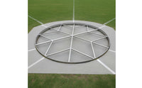 Throwing Circle  Silver-Toned Silver Put Circle Accurate Size