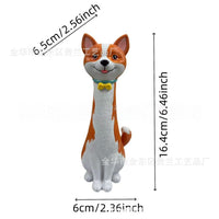 Quirky Cat Vase Resin Home Decor
