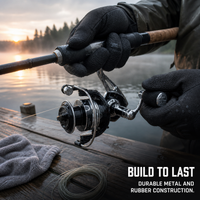 Full Metal Spinning Fishing Reel for Lure and Surf Casting