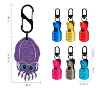 Ilure Wood Shrimp Hook Cover Set with Carabiner, Size M, ABS