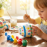 4 Inches Solid Decorative Foam Easter Egg Easy to Decorate Paintable Foam Egg Smooth Surface White Polystyrene Eggs for Kids, School Projects, Art Class