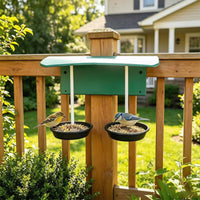 Rain Cover Bird Feeder Weatherproof Avian Feeder Easy to Hang Garden Decor for Yard