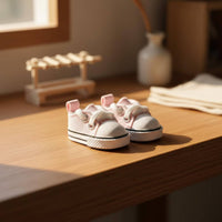 17cm Doll Shoes Detailed Design 3.8cm Doll Shoes Easy to Put On Miniature Canvas Sneakers for Kids, Display, Dollhouse Play