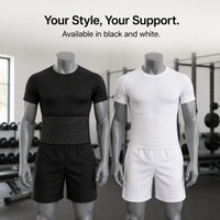 Breathable Ultra-Thin Waist Support Belt for Exercise and Dance, 17cm Narrow