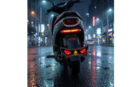 LED License Plate Light with Eye Design Decorative Motorcycle License Plate Light Slim Lighting Compact for Motorcyclists, Night Riding