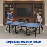 Folding Table Tennis Table, Indoor Outdoor Regulation Table, Mobile Game Table, Family Fun