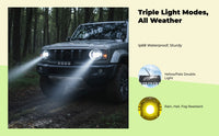 Waterproof LED car grille light