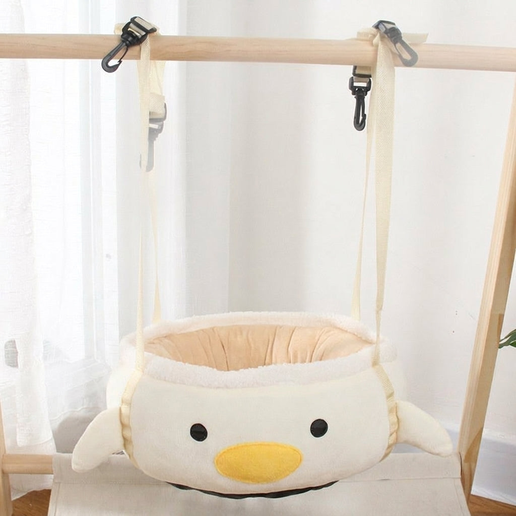 Hanging Cat Bed and Cat Hammock for Window, Decorative Dinosaur or Chick Window Perch, Universal Use Balcony Cat Hammock and Resting Perch